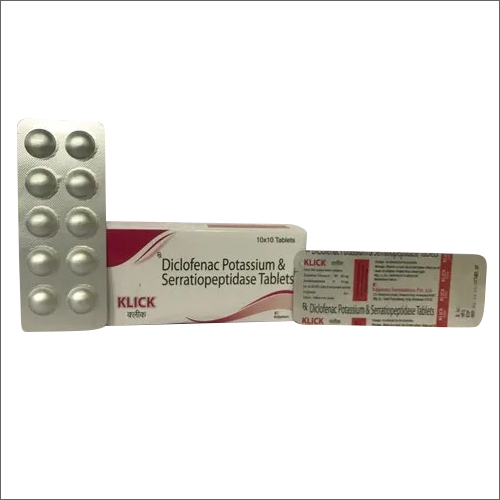 Diclofenac Potassium And Serratiopeptidase Tablets