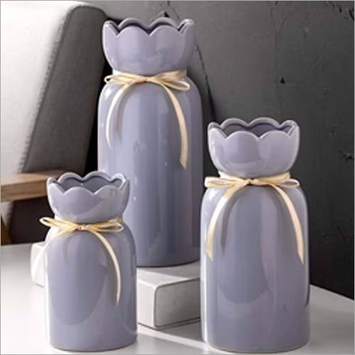 Grey Designer Vase