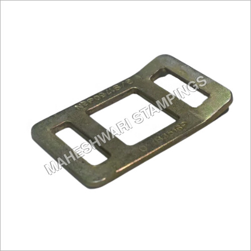 4x32 mm Metal Flat Buckle - Mild Steel Material, Rectangular Shape, Chrome Color | Ideal for Bags, Purses, Shoes, and Cargo Lashing