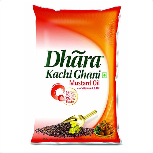 1 Ltr Dhara Kachi Ghani Mustard Oil