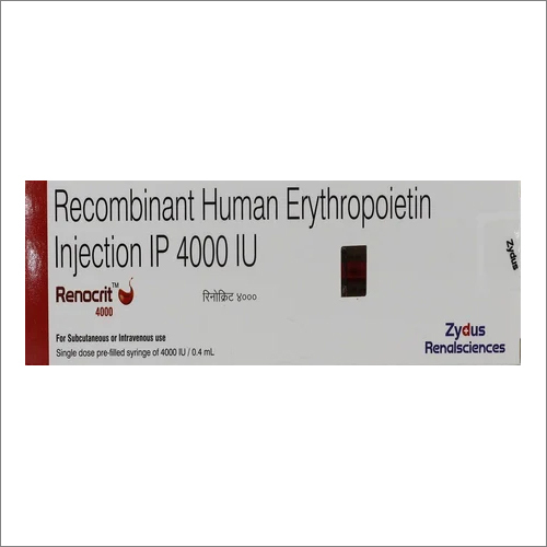 4000Iu Recombinant Human Erythropoieti Injection Ip Dry Place