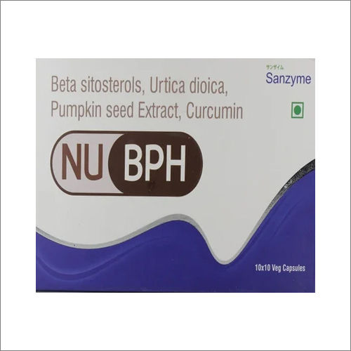 Beta Sitosterols-Urtica Dioica-Pumpkin Seed Extract-Curcumin Capsules Dry Place