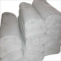 Textile Polyester Grey Fabric - 100% Polyester, 54-55 Inch Width, White Color | Washable, Plain Texture, Skin Friendly For All Seasons