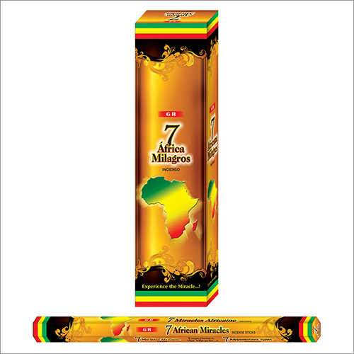 7 Africa Milagros Tall Hexagon Incense Sticks