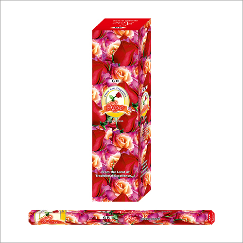 Rose Tall Hexagon Incense Sticks