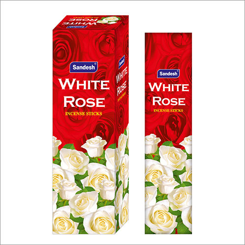 Sandesh White Rose Incense Sticks Pouch