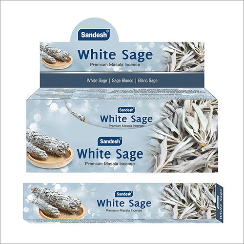 Eco-Friendly Sandesh White Sage Premium Masala Incense