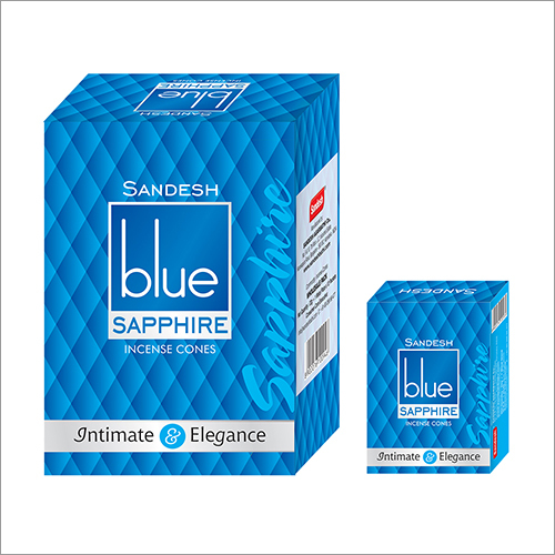 Sandesh Blue Saphire Incense Cones