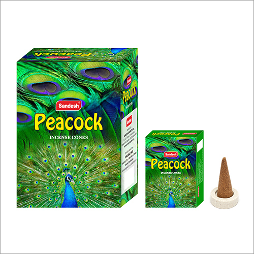 Eco-friendly Sandesh Peacock Incense Cones
