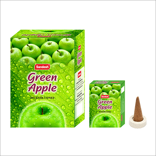 Sandesh Green Apple Incense Cones