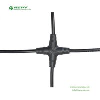 Cross Type Solar Branch Cable Harness With PV Connectors Solar Wiring Harness