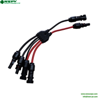 Photovoltaic Wiring 6 To 2 Solar Panel Y Type Connectors Solar Panel Parallel Connectors Solar Cable Wiring