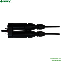 NSPV Solar Fuse Connector PV 2 to 1 Branch Connectors 1500VDC Solar Fusible Link For Solar System Protection