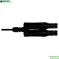 Solar Fuse Connectors IP68 Waterproof TUV Certified Solar Inline Fuse Branch Connectors 1500VDC