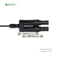 Solar Fuse Connectors IP68 Waterproof TUV Certified Solar Inline Fuse Branch Connectors 1500VDC