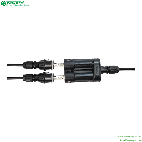 4FBCC00-15 TUV Certified Waterproof 2 to 11500VDC 60A Solar Branch Fuse Connectors For Solar Energy System
