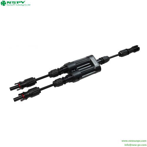 4FBCC00-15 TUV Certified Waterproof 2 to 11500VDC 60A Solar Branch Fuse Connectors For Solar Energy System