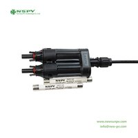 PV 4FBFC00-15 1500VDC 60A TUV Certified Solar Branch Fuse Connectors For Solar Energy System Protection