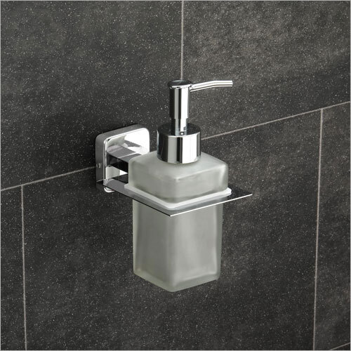 Steel Hand Wash Dispenser - Stainless Steel, Free Size, Glossy Finish | Robust Design, Lightweight, Leakproof, Customizable Capacities