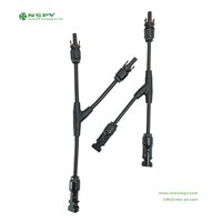 2 In 1 Solar Y Type Connector Solar Cable Harness Solar Y Branch Solacr Cables And Connectors