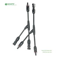 2 In 1 Solar Y Type Connector Solar Cable Harness Solar Y Branch Solacr Cables And Connectors