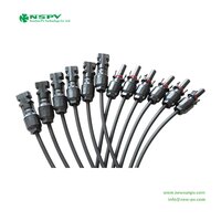 6 To 1 PV Solar Cable Harness Y Branch Connectors Solar Panel Parallel Connectors