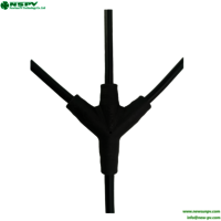 NSPV 3 In 1 Solar Cable Harness PV Cable Assembly With Solar Panel Parallel Connectors Solar Wiring Harness