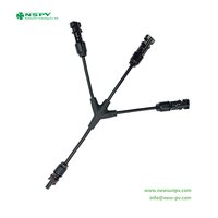 NSPV 3 In 1 Solar Cable Harness PV Cable Assembly With Solar Panel Parallel Connectors Solar Wiring Harness