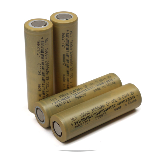 HLY high cycle 18650 2000mAh battery