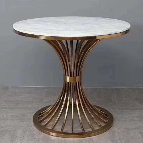 Durable Iron Round Table