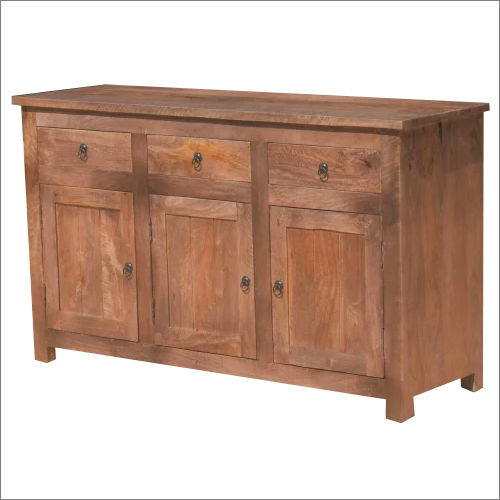 3 Drawer Wooden Sideboard Table