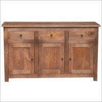 3 Drawer Wooden Sideboard Table