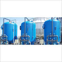 Blue Industrial Sand Carbon Filter