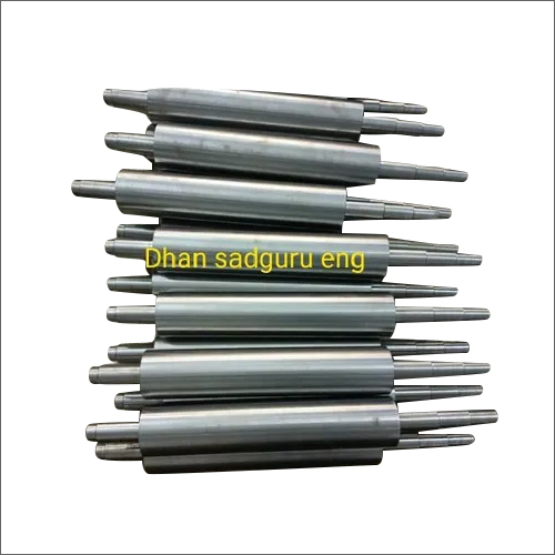 Silver Industrial Hard Chrome Plated Roller