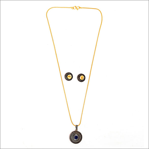 Ladies Chain With Pendant And Earring Gender: Women