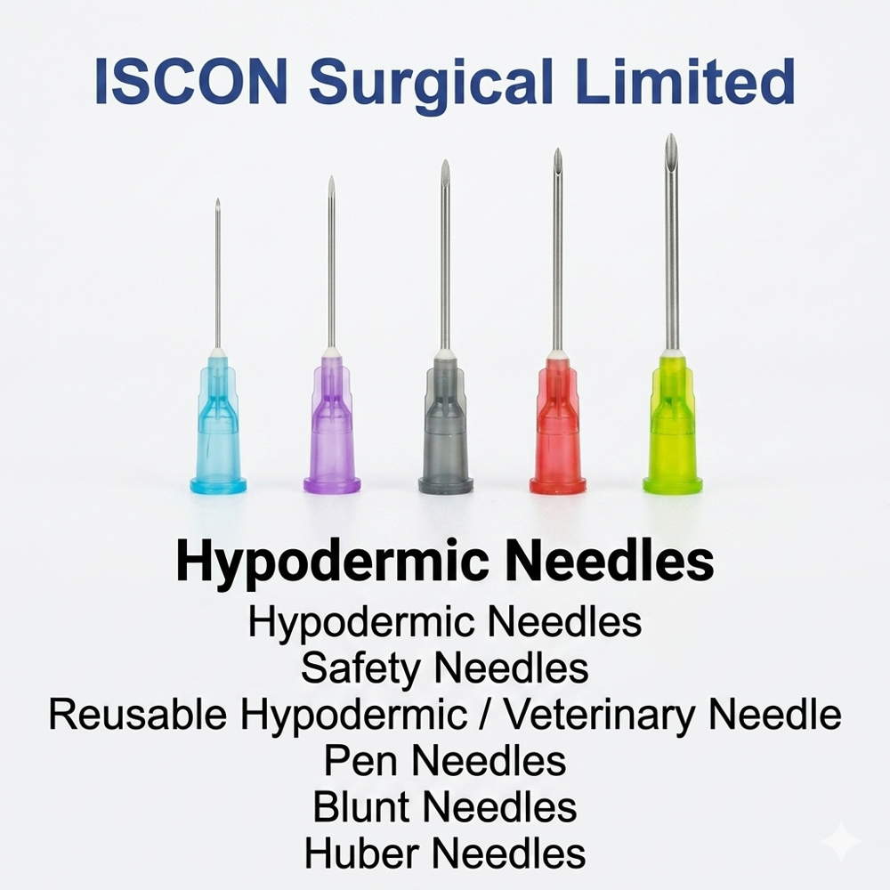 Single Use Needle - Stainless Steel, 18G & 19G | EO Sterilized, Individually Blister Packed, ISO 7864 & IS 10564 Certified