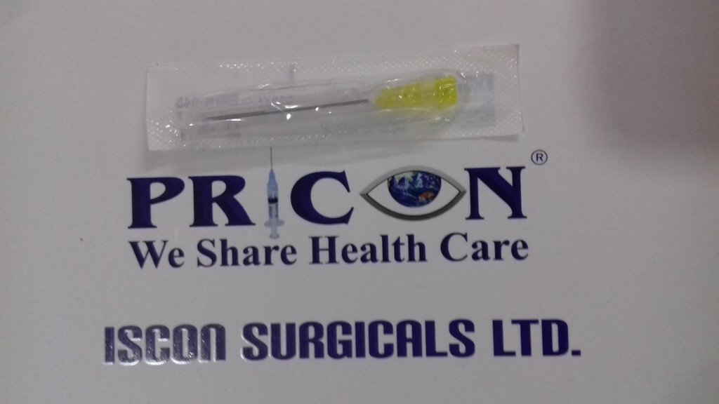 Single use needle 20G
