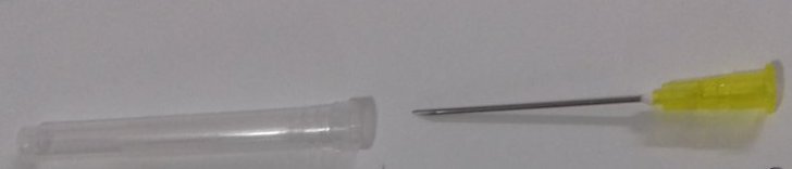 Single use needle 20G