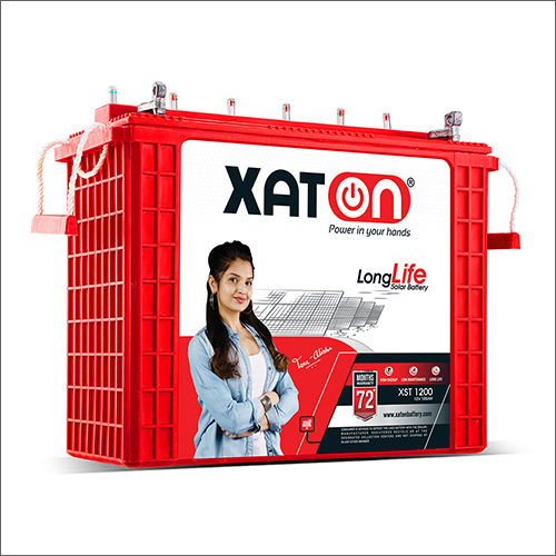 Red 12V 100Ah Solar Battery