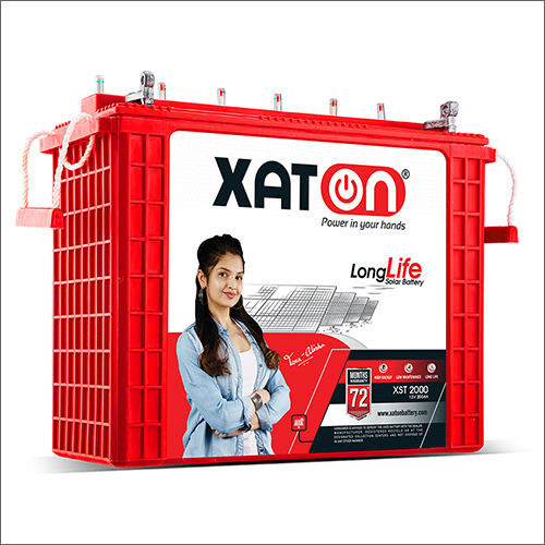 Red 12V 200Ah Solar Battery