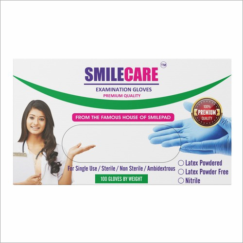 Examination Gloves Nitrile at 1000.00INR in Pune Smilepad Hygiene