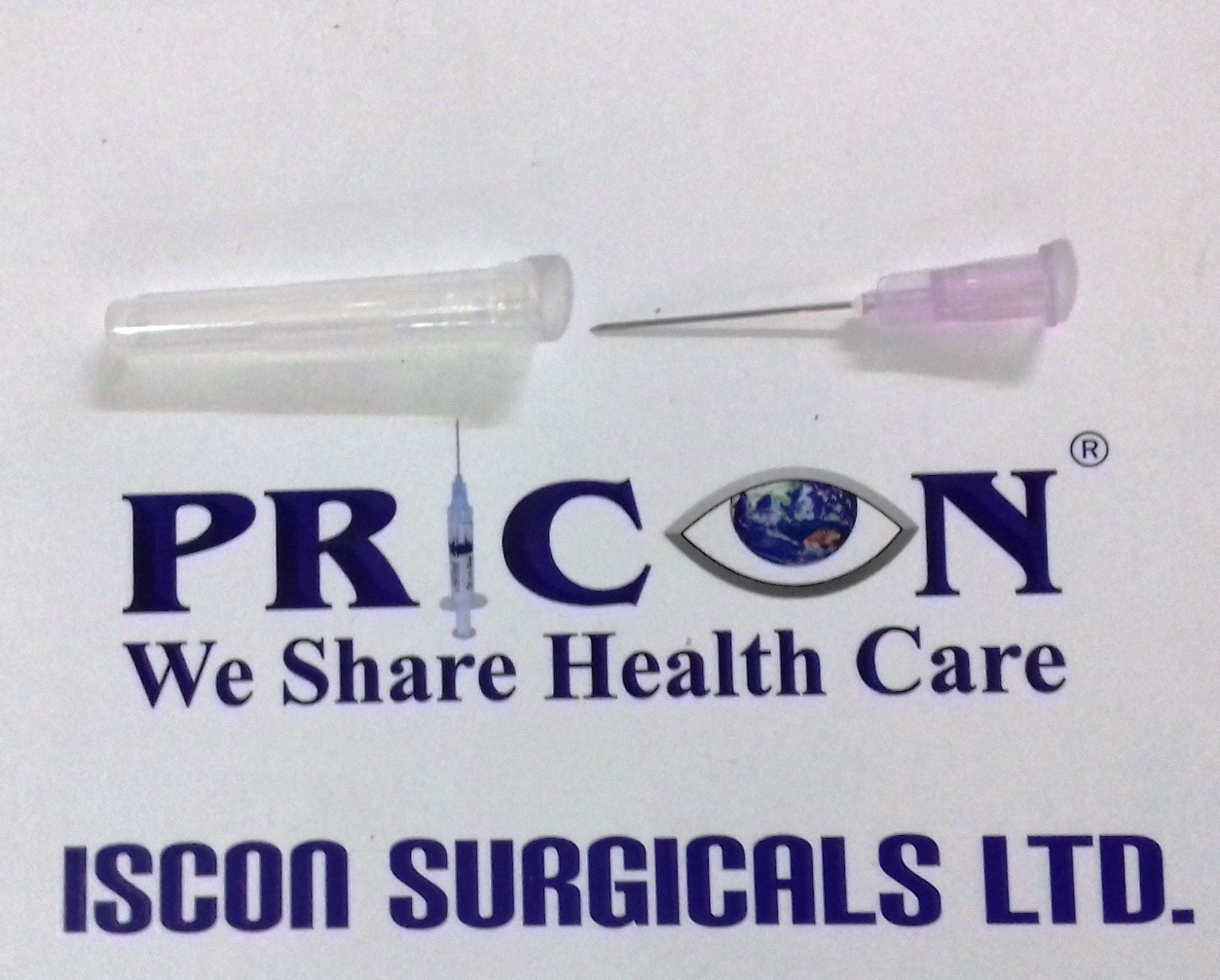 Single use needle 21G-24G