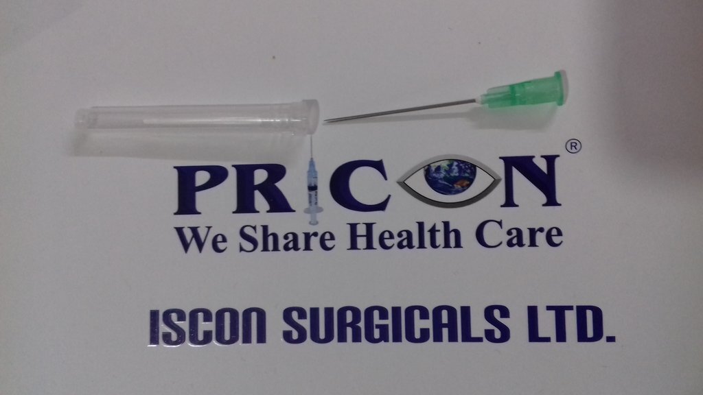 Single use needle 21G-24G