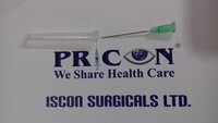 Single use needle 21G-24G