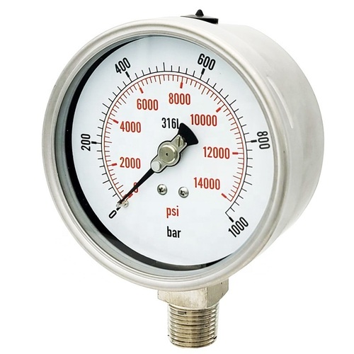 Calibration of Pressure Gauge 0 to 1000Bar NABL