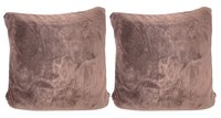 House of Quirk Thickened Cushion Cover(Cover Only No Insert)(16.5x16.5 inch/ 42x42cm) BLACK