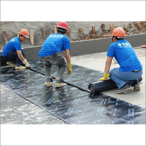 Black Road/Bridge Waterproofing Using Membrane