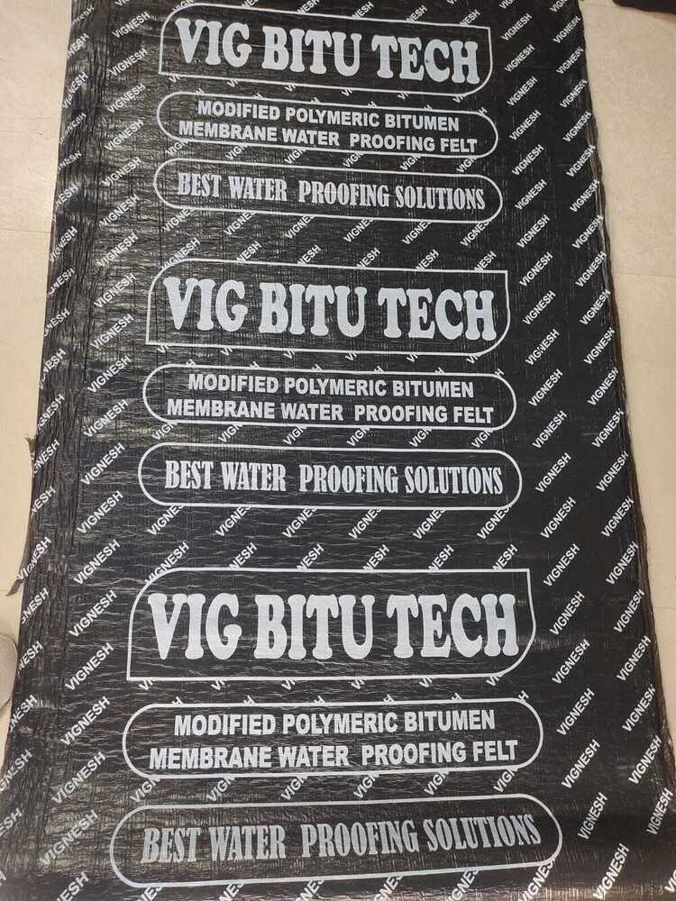 Ar Plastic Felt Waterproofing Membrane - Color: Black And Grey
