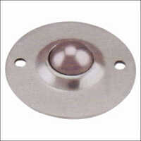 Ball Transfer Unit - Stainless Steel, 25mm Size , Silver Color With Durable Ball Bearing For Industrial Usage