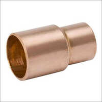Copper Reducer - Copper Material, Size As Per Requirement, Golden Color | Round Shape, Galvanized Surface Treatment, Seamless Type